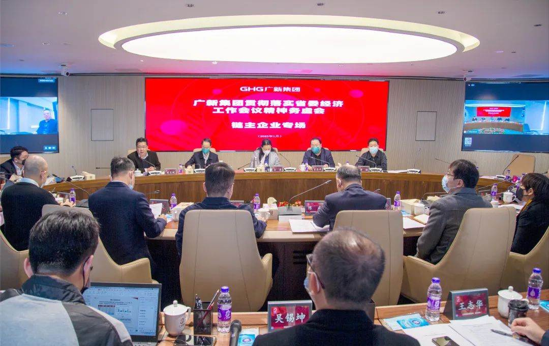 BG大游集团召开贯彻落实省委经济工作会议精神务虚会